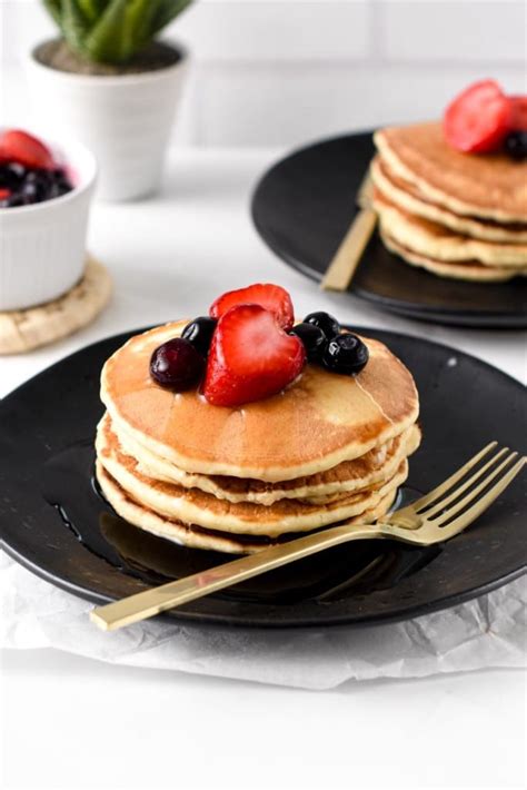 Low Calorie Pancakes 51kcal Egg Free Dairy Free The Conscious
