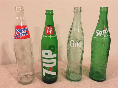 Vintage Glass Soda Pop Bottles Collectibles Collectible Glass Art