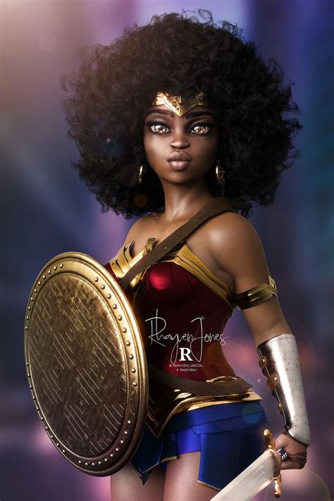 Pin By Alaysha Forbes Allen On Black Art Wonder Woman Artwork Wonder