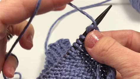 Continental Purl Stitch Method 2 Knitting Tutorial Youtube