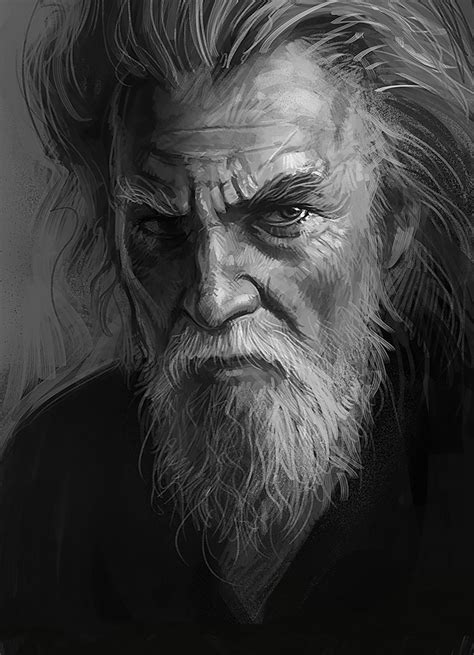 Sketches On Behance Portrait Old Man Portrait Npc Portrait