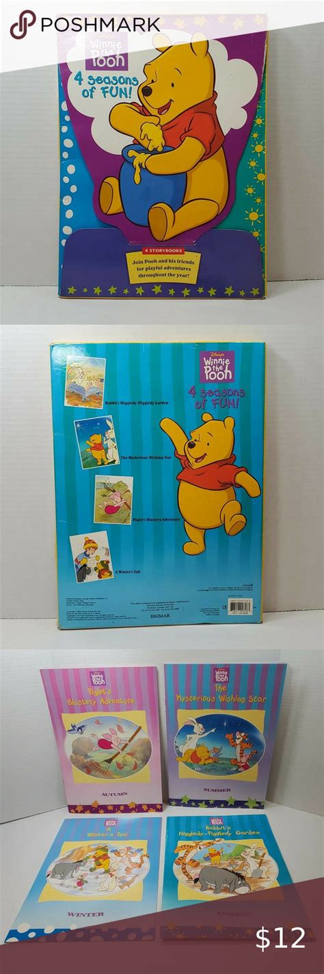 Disneys Winnie The Pooh By A A Milne 4 Storybooks 4 Seasons Of Fun