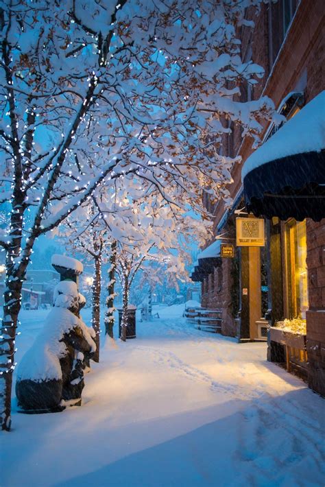 A Lovely Winters Night Winter Scenes Pinterest