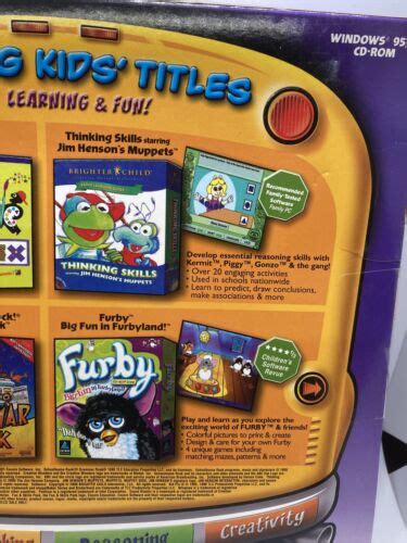 Furby Big Fun In Furbyland Kidpix Henson Muppets Thinking Skills School