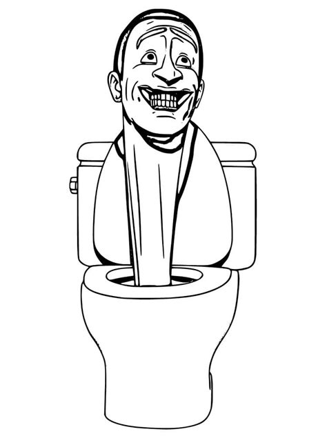 Free Printable Skibidi Toilet Coloring Page Download Print Or Color Online For Free