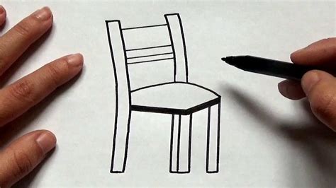 Cómo dibujar una SILLA paso a paso y fácil Dibujo de una Silla YouTube