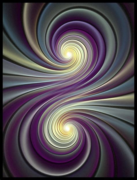 Purple Spin By Lindelokse On Deviantart Art Optical Optical Illusions Fractal Design Fractal