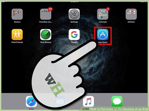 When you're ready to lock to the app, press the start button in the top righthand corner of the screen. 3 Ways to Put Icons on the Desktop of an iPad - wikiHow