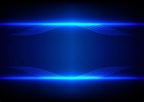 Premium Vector Abstract Line Blue Light Effect Background