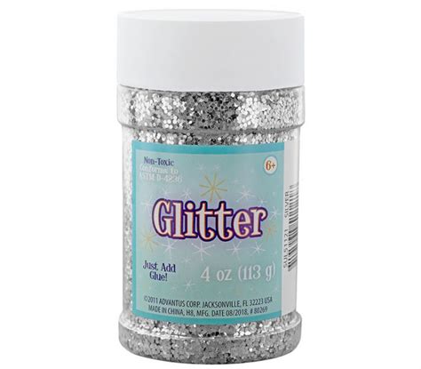 Sulyn Glitter 4 Ounce Jar Silver