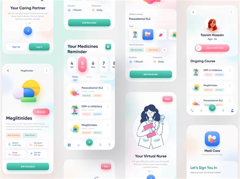 Mobile app for families to use to remind each. Medicine Reminder Mobile App by Imran Hossen for UnoPie ...
