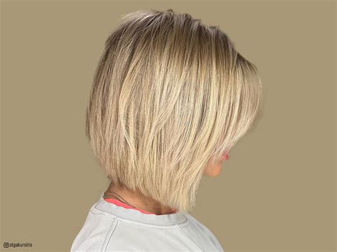 Shoulder length bob with layers