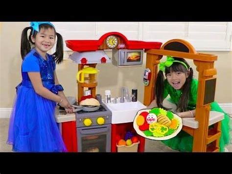 Remembering privacy and security settings. Toys and Colors - Jannie %26 Emma Pretend Play w/ Kitchen ...