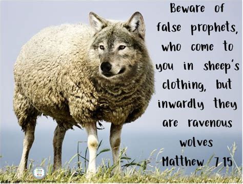 Bible Verses About Wolves In Sheeps Clothing Churchgistscom
