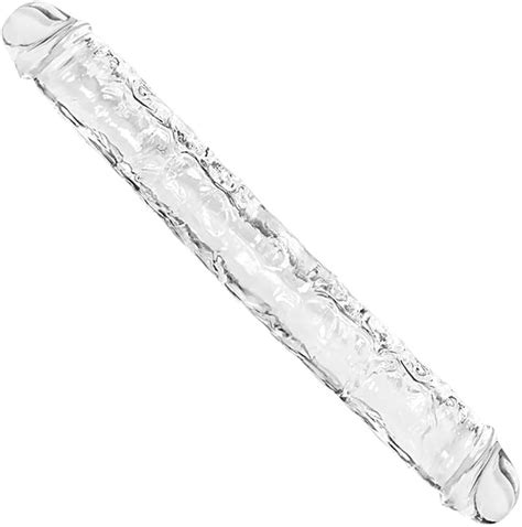 11813 Inches Small Double Dildo Crystal Jelly Realistic Anal Long Dildo Penis