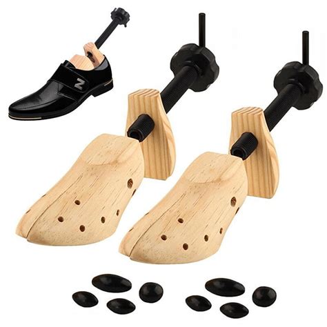 Wooden 2 Way Adjustable Boot Shoe Stretcher Shaper Tree Stretcher Size