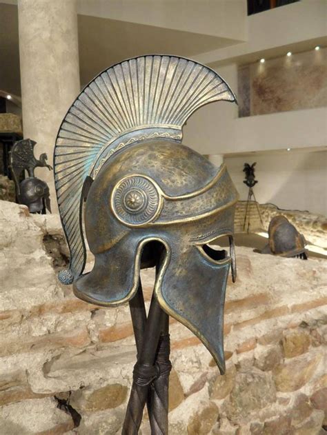 Greek Helmet Ancient Corinthian Helmet Greek Spartan Helmet Etsy