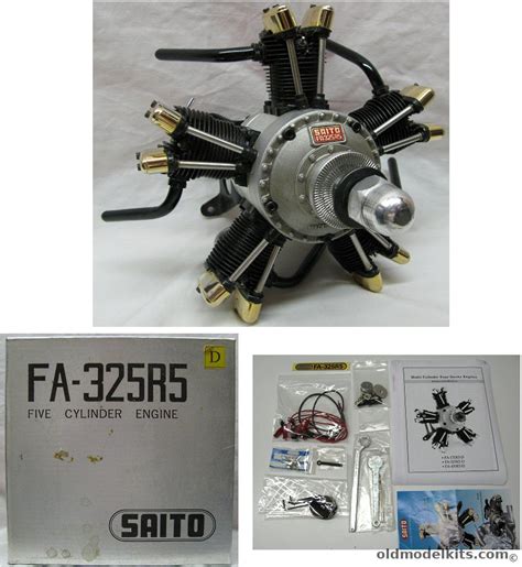 Saito Saito Fa 325r5 Fa325 Five Cylinder Radial Gas Engine For Rc