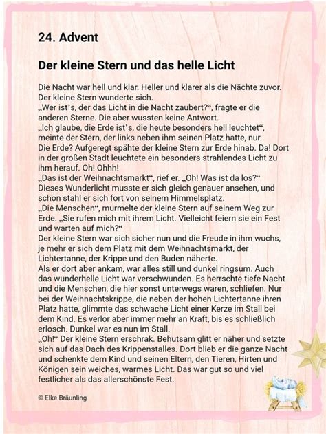 Der kleine Stern und das helle Licht * Elkes ...