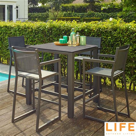 Does costco have patio sets. LIFE Outdoor Living Juwel 5 Piece Bar Set | Costco UK