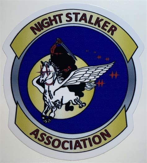 Us Army Night Stalkers Association 160th Soara Sticker Decal Patch Co