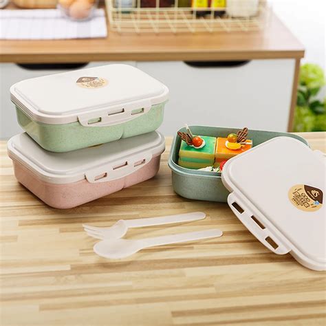 Useful Microwave Bento Lunch Box Picnic Food Fruit Container Storage