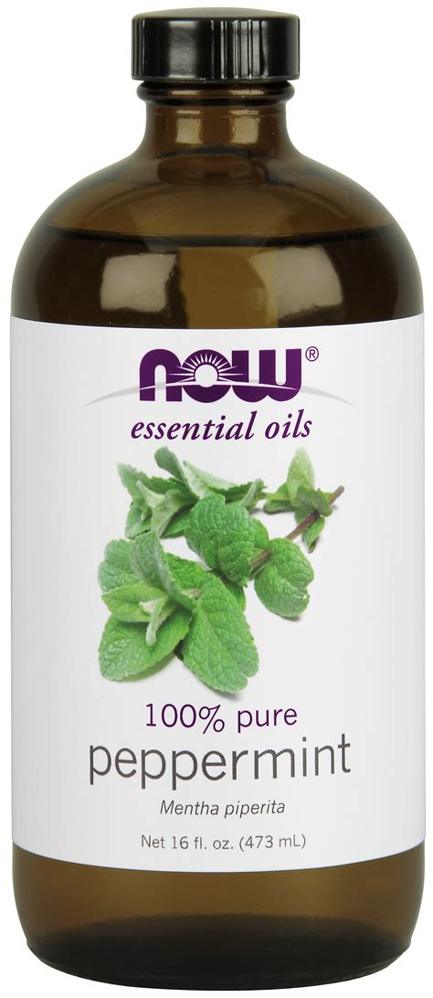 Now 100 Pure Peppermint Essential Oil Aromatherapy 16oz