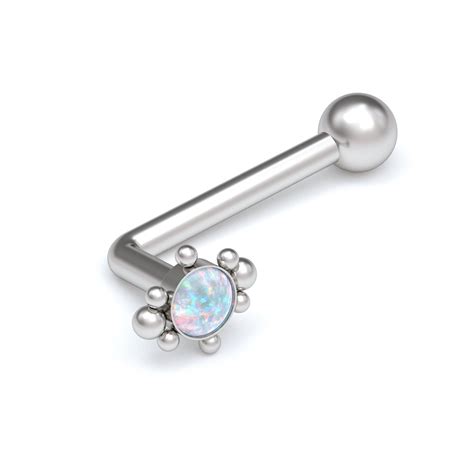 Vch Barbell Surgical Steel Vch Piercing Jewelry Opal Christina Etsy Uk
