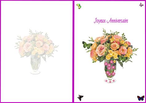 Cartes et invitations gratuites d'anniversaire a imprimer. Carte Anniversaire à Imprimer Gratuite Pour Femme | nanaryuliaortega blog