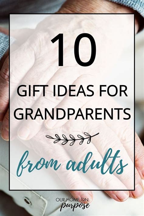 You probably know it's not the best idea to give your older parent or grandparent a tie or glitzy pair of high heels this year … but what would they enjoy, find meaning in, or use? 10 Practical & Meaningful Gift Ideas for Grandparents ...