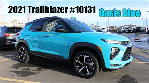 First Look At 2021 Chevrolet Trailblazer Rs 10131 In Oasis Blue Youtube