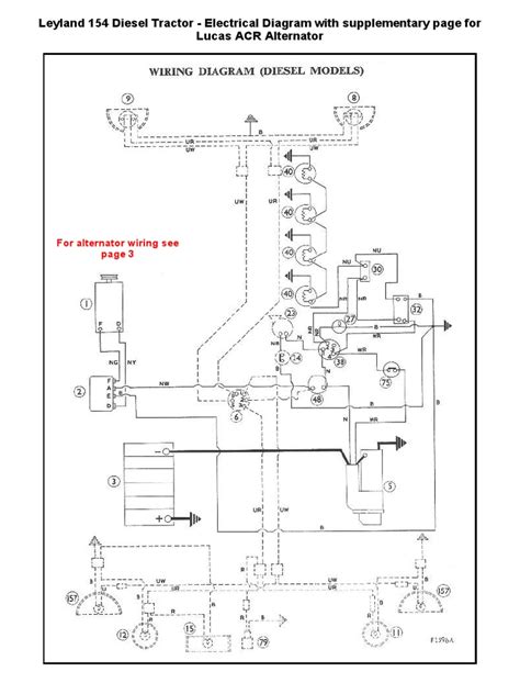 Wiring Diagram Leyland Diesel 154 With Supplimentary Alternator Diagram