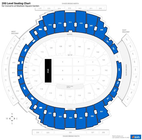 Madison Square Garden Seating Chart With Rows