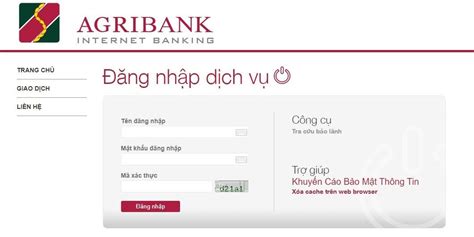 H Ng D N C Ch S D Ng Internet Banking Agribank
