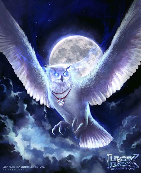 Artstation Magical Owl Nele Diel Dark Fantasy Art Beautiful