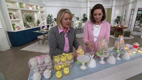 8 Illuminated Easter Egg Cottage By Valerie On Qvc Youtube
