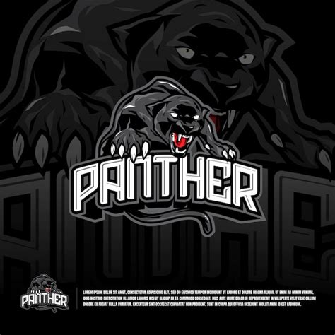 Premium Vector Panther Sport Team Logo Template