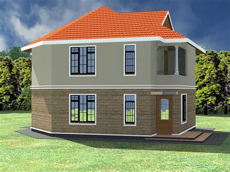 3 Bedroom Maisonette House Plans In Kenya Hpd Consult