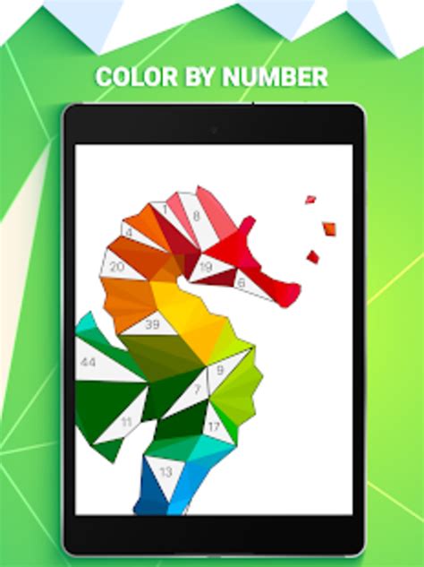 Polygon Coloring Book Poly Art By Numbers Apk لنظام Android تنزيل