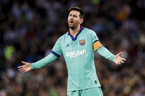 Lionel messi of fc barcelona looks on during the la liga santander match between fc barcelona and rc celta at camp nou on may 16, 2021 in barcelona, spain. Barcelona infuriate Lionel Messi with their latest ...