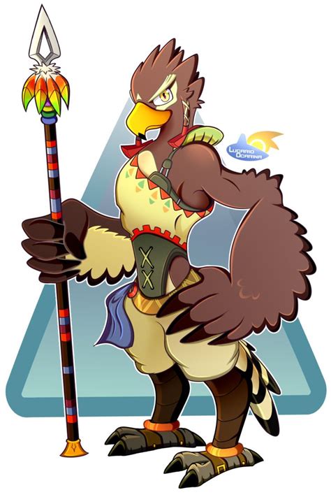 Breath Of The Wild Rito By On Deviantart Legend Of