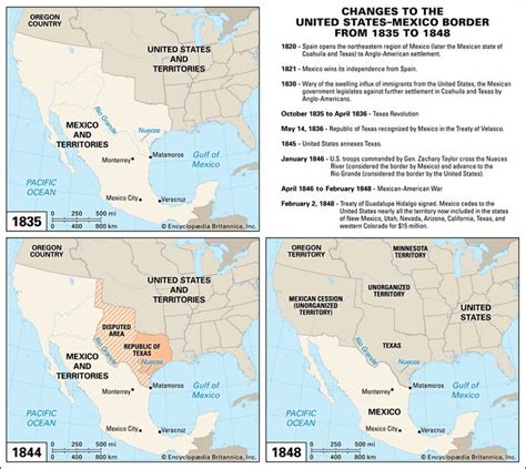 How The Border Between The United States And Mexico Was Established