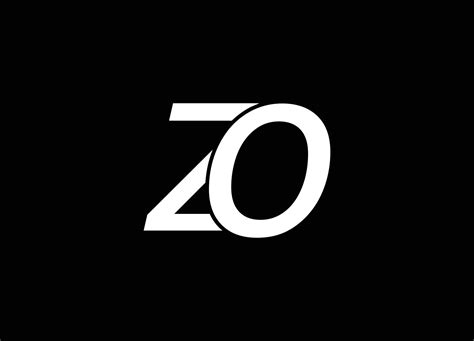 Zo Logo Design 17668105 Vector Art At Vecteezy