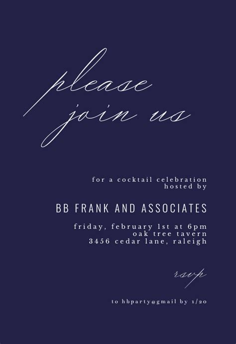 Please Join Us - Business Event Invitation Template (Free) | Greetings