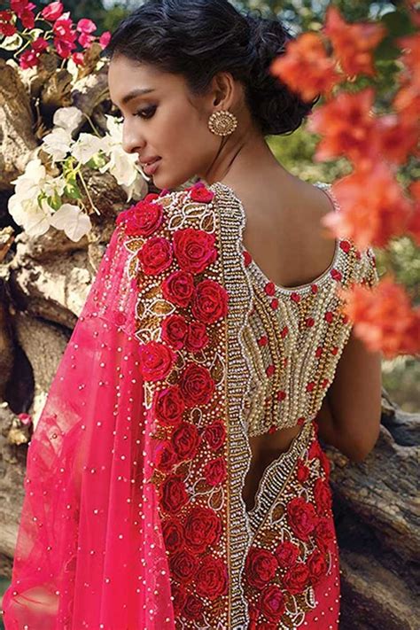 Latest Saree Fashion Red Net Seasons Sarees