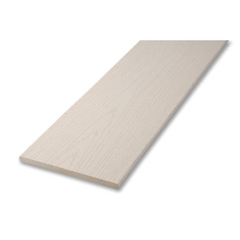 Azek 12 X 8 X 12 White Composite Deck Trim Board At