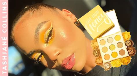 new colourpop uh huh honey palette review and tutorial youtube