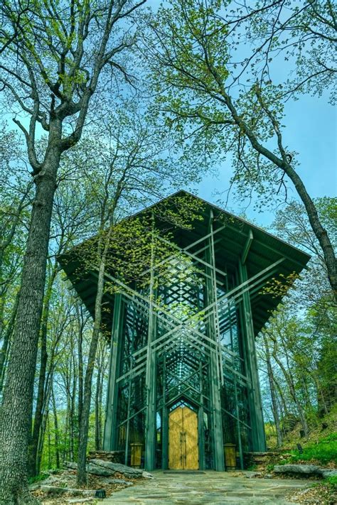 Ad Classics Thorncrown Chapel E Fay Jones Timber Structure
