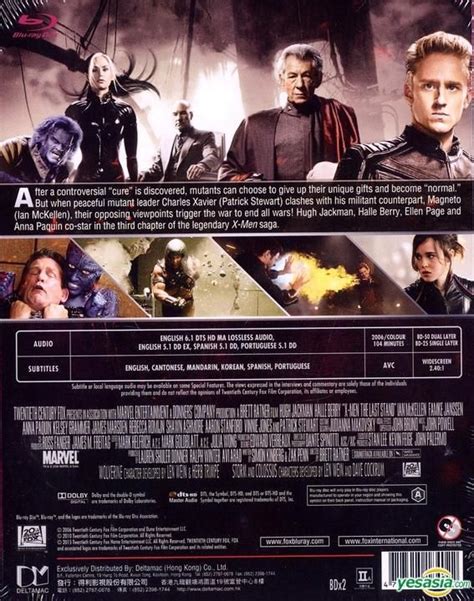 Yesasia X Men The Last Stand 2006 Blu Ray 2 Disc Steelbook