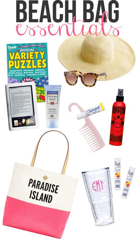 southern curls and pearls beach bag essentials